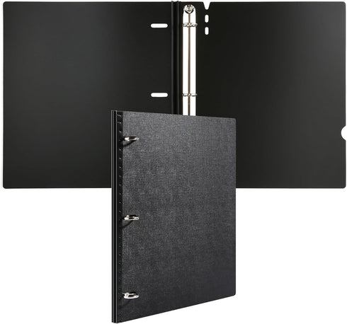 WOT I Telescoping 3 Ring Binder, Flexible Binder with Expandable Spine, Flat Thin Binder for School Office Home Use, Holds 160 Sheets 8.5x11 inch ...