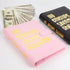 100 Envelopes Money Saving Challenge Binder, Easy and Fun Way to Save $5,050, A5 Budget Book with Cash Envelopes Kit,Pink,Gold...