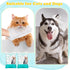 12 Pcs Dog & Cat Cleaning Glove Wipes,Dog & Cat Pet Bath Wipes,Cleaning and Deodorizing Pet Grooming Gloves,No-Rinse Disposable Wipes,Cleans-Sooth...