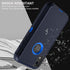 for iphone XR Case, Military Grade 3 in 1 Heavy Duty Shockproof/Drop Proof/Dust Proof Case with 2Pcs Tempered Glass Screen Protector (Navy Blue)...