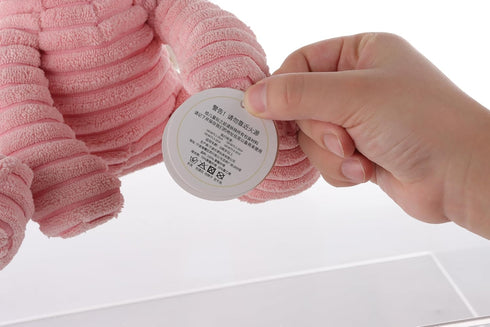 Apricot Lamb Toys Plush Corduroy Pink Fox Stuffed Animal Soft Cuddly Perfect for Child (Corduroy Fox,8.5 Inches)...
