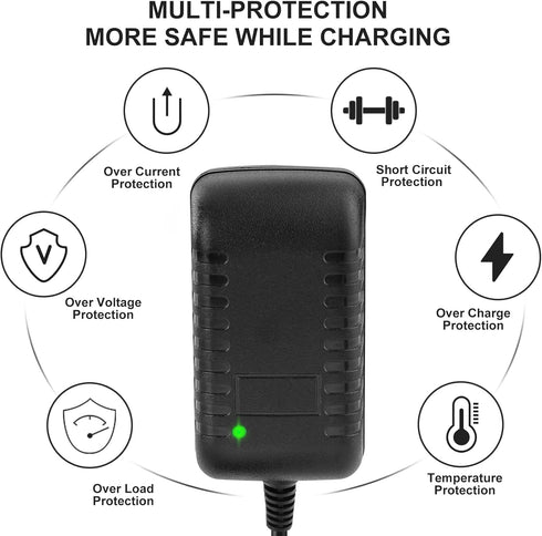 24V ~25.2v 1.0A Massage Gun Charger Power Cord Output: DC 25.2V-1.0A Line :1m/39in 24v Massage Gun Charger...