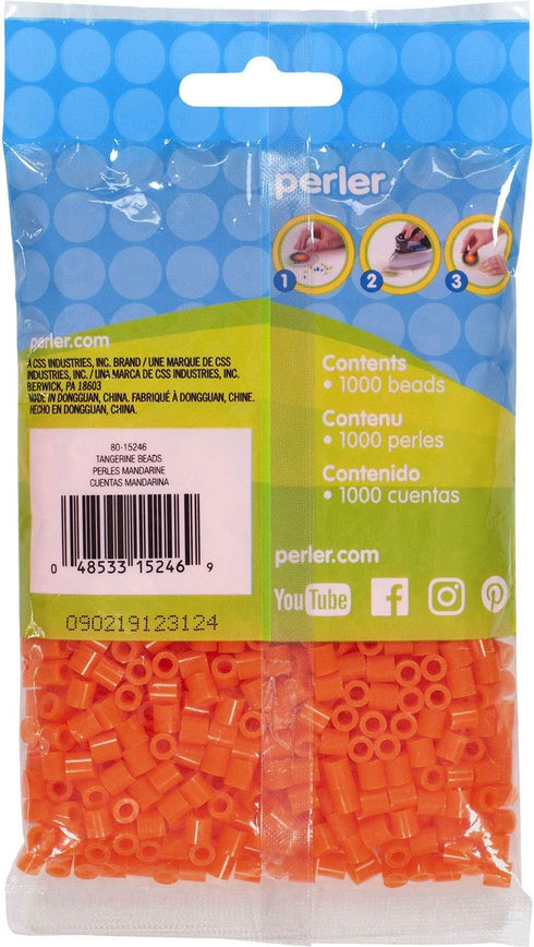 Perler Fuse Beads For Crafts, Tangerine Small...