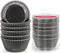 Caperci Black Foil Cupcake Muffin Liners Standard Size Baking Cups 150-Pack - Premium Greaseproof & Sturdy...