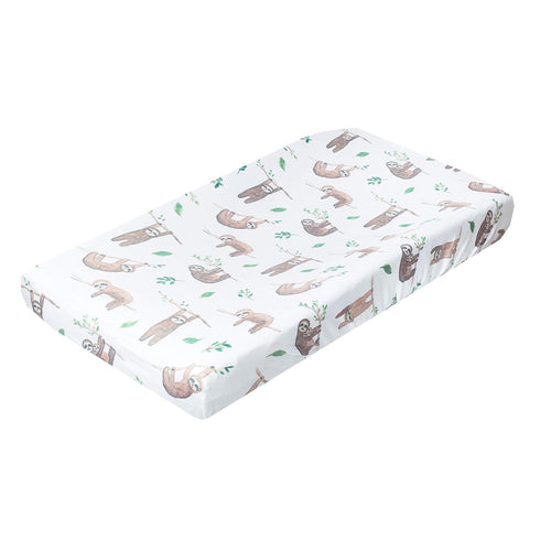 Copper Pearl Premium Knit Changing Pad Cover Soft, Stylish, and Universal Fit for All Standard Diaper Changing Pads, Trendy Design Changing Pad Co...
