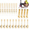 Cunhill 24 Pcs Charcuterie Accessories Mini Cocktail Tongs Small Serving Spoons and Appetizer Forks Stainless Steel Tongs Charcuterie Utensils for...