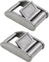 YYST Stainless Steel 316 Cam Flap Buckles Press Cam Buckles Tie Down Buckle for 1" 25mm Webbing Strap (2/ PK) - No Webbing...