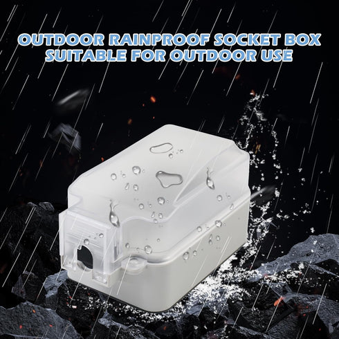 Electrical Outdoor Outlet Cover, Weatherproof Heavy-Duty Receptacle Outlets Cover Easy Install, Secure Fit for Outdoor In-Use...