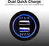Heavy Duty 5V Dual USB 4.2A Charger with Blue LED for Marine, Boat, Motorcycle, Trucks, Golf Cart, Automotive, Cars and More......