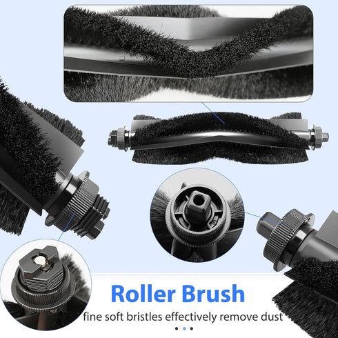 L60 Replacement Parts Compatible with Eufy L50, L60 Series Robotic Vacuums, Accessories Kit 6 Side Brushes, 4 Filters, 1 Roller Brush...