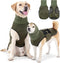Dog Anxiety Vest Hoodie,Dog Thunder Jacket Anxiety Calming Vest with Hoodie Head Cover Sleeves,Dog Anxiety Relief Coat Hooded for Thunderstorm,Tra...