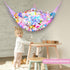 Stuffed Animals Net or Hammock Kids Toy Storage Organizer with LED Light Hanging Corner Stuffed Animals Holder Kids Girls Room Decor (Pack of 1)...