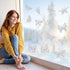 32PCS Butterfly Window Clings - Anti-Collision Window Decals to Save Birds from Window Collisions,Non Adhesive Prismatic Vinyl Window Clings, Rain...