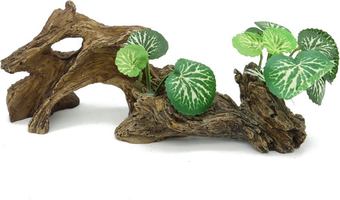 Artificial Driftwood for Aquarium Decor Plastic Plant Branches Ornament for Fish Tank Decorations (Style C)...