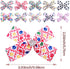 PET SHOW 50Pcs/25Pairs 4" Paw Pattern Big Dog Hair Bows Bulk with Alligator Clips for Medium Large Dogs Puppy Female Bowknot Topknot Girl Boy Pet ...