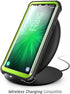 i-Blason Ares Full-Body Rugged Clear Bumper Case with Built-in Screen Protector for Samsung Galaxy S8+ Plus 2017 Release, Black/Green...