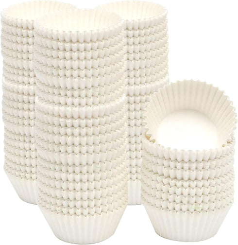 qiqee 1000pcs White Cupcake Liners Muffin Linner No Smell, Food Grade Baking Cups?Standard Size?...