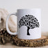 20 Pieces Reusable Tree Stencils 4 Inch Round Tree of Life Stencil for Painting on Wood Plastic Drawing Natural Tree Template Stencils for Coaster...