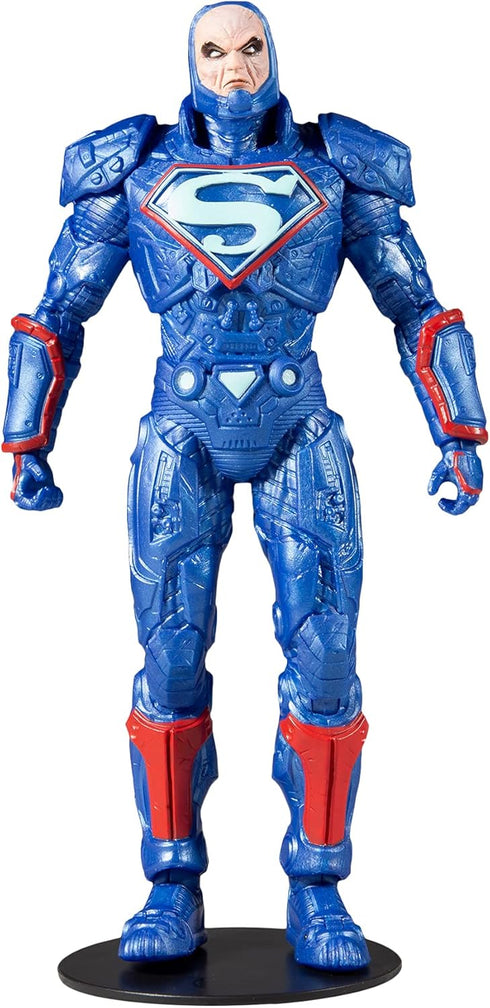 McFarlane Toys DC Multiverse Lex Luthor in Blue Power Suit 7" Action Figure with Throne & Accessories...