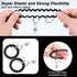 Wrist Coil ID Badge Holder with Card Strap & Key Ring?Plastic Stretchable Spring Spiral Wristband Keychain?Wristlet Cruise Ship Cards Holder,for G...