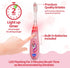 Lily's Home Kids Flashing Timer Toothbrush Kids with Soft Bristles, Rising Cup & Cover - Fun 2-Min Light-Up Brushing for Children - Toddler Toothb...