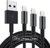 3 Pack Apple MFi Certified Charger Cable 6ft, Lightning to USB Cable Cord 6 Foot, 2.4A Fast Charging Apple Phone Long Chargers for iPhone 11/11Pro...