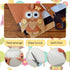 60PCS Felt Sheets Fabric, 4" X 4" Soft Felt Fabric for Crafts Halloween Christmas Fabric Fall Felt Squares for DIY and Sewing Projects (White)...