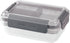 SnapLock by Progressive Bento-To-Go Container - Gray, SNL-1021GY Easy-To-Open, Leak-Proof Silicone Seal, Snap-Off Lid, Stackable, BPA FREE...