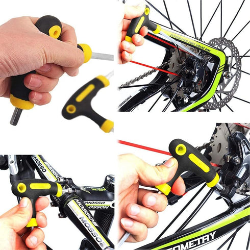 T-Handle Hex Keys Ball End Wrench, 4mm Metric Long Arm Hexagon Wrench, Allen Hand Tool for Automotive Home Repair Kit...