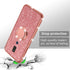 nancheng for Cricket Icon 3 (3rd Version) Phone Case with Diamond Ring Stand for Cricket Icon 3 Case Cute Sparkle Girls Women Soft TPU Shockproof ...