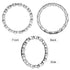 Bike-Ball-Bearing-Retainer, Bicycle-Headset-Ball-Bearings, 5/32" x 16-Balls-Braring for Bike-Fork - 4 Pcs Replacement Mountain Bike Parts Repair A...