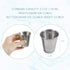 Framendino, 6 Pack Metal Shot Glasses Coffee Stainless Steel Vessel Drinking Tumbler Water Whisky Vodka 2 Ounce/70 ml...