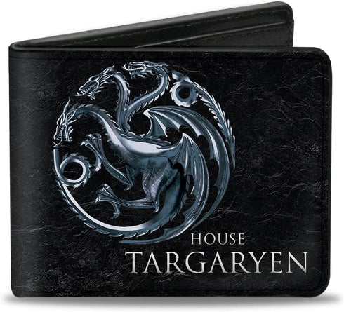 Buckle-Down Men's Bifold Wallet, Game of Thrones, 4.0" x 3.5"...