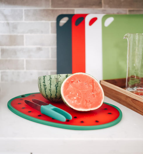 Dexas Watermelon Cutting/Serving Board, Watermelon Shape...