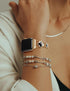CTYBB Bling Womens Band Compatible with Apple Watch Band 40mm 41mm 38mm Series 9 8 7 6 5 4 3 2 1 SE, Sparkle Diamond Replacement Bracelet Wristban...