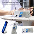 WWW Card Holder with Stand for Back of Phone,Secure Stick on Wallet,PU Leather Credit Cards Holder for Cell Phone with 3M Adhesive Sticker for Sma...