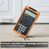 Calculated Industries 5032-4 Armadillo Gear Hard Protective Calculator Case in Orange...