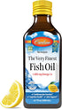 Carlson - The Very Finest Fish Oil, 1600 mg Omega-3s, Liquid Fish Oil Supplement, Norwegian Fish Oil, Wild-Caught, Sustainably Sourced Fish Oil Li...