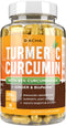 DACHA Tumeric Curcumin Supplement - 2250mg Joint Support Supplements Turmeric with Black Pepper Ginger 95% Curcuminoids Capsules...