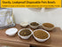 JETKONG 12 oz/1.5 cup Disposable Dog Bowls 50pk, 100% Compostable Pets Feeding Bowls Paper Dog Travel Bowls Great for Dry and Wet Dog Food or Wate...