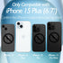 for iPhone 15 Plus Screen Protector Front and Back, iPhone 15 Plus Glass Protector Front & Rear Tempered Glass HD Clarity Compatible with iPhone 1...