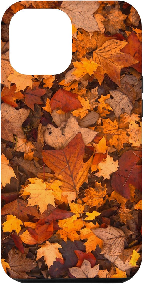 iPhone 12 Pro Max Autumn Season Happy Fall Leaves Thanksgiving Cell Phone Case...