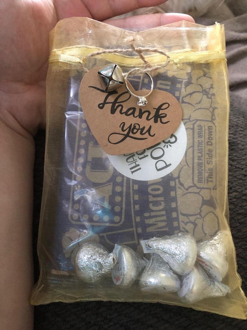 50 Pcs Gift Bags Organza 5x7 Inch Gold Drawstrings Sheer Fabric Pouch for Jewelry Baby Shower Christmas Party Favors Wedding Kids Men Teenage Birt...