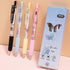 4 Pcs Cute Butterfly Retractable Pens Gel Pens Aesthetic Pens 0.5mm Black Writing Pen Office School Pens Women Girls Men Boy Pens (4Pcs Butterfly)...