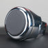 Stainless Steel Steering Wheel Spinner Sport Maneuvering Knob 100% Cow Leather Cover Swivel Suicide Knob Universal Fit for Cars, Trucks, Boats (Bl...