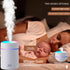 Home USB Flash small humidifier Bedroom living room no noise pregnant women baby fog Large capacity air sprayer(White), Middle, JASHI 001...