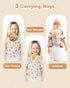 Lictin Baby Doll Carrier, Front and Back Doll Accessories Carrier for Little Girls, with Adjustable Straps for Stuffed Animal Reborn Baby Doll...