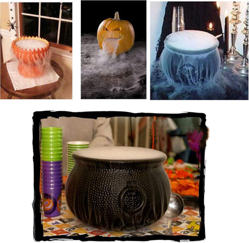 Ultrasonic Mist Maker,Halloween Mist Maker for Water Fountain Pond Halloween Party and Rockery Fish Tank Vase Birdbath Deco...