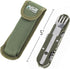 ASR Outdoor 6 in 1 Camping Utensil Camp Kitchen Multi-Tool with Carrying Case and Bottle Opener...