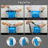 Marine Dry Bags,Waterproof Backpack Phone Pouch,Waterproof Bag Roll Top Sack for Kayaking,Beach,Rafting,Hiking,Camping,Fishing Blue 2L...